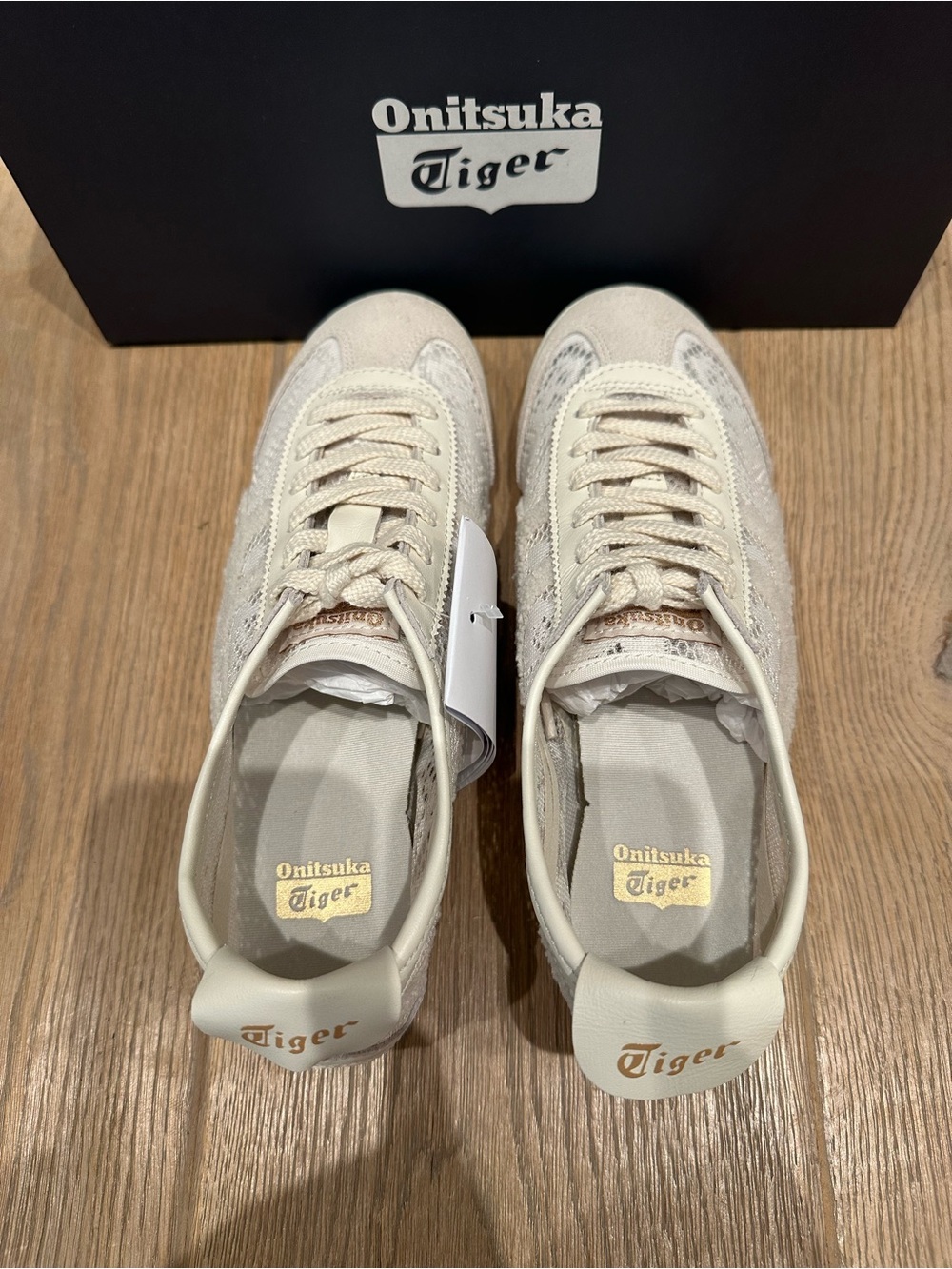 NWT Onitsuka Tiger Mexico 66 Lace Sneakers in Birch - Picture 7 of 14